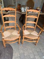 2  prachtige antieke stoelen met armleuningen, Antiek en Kunst, Ophalen