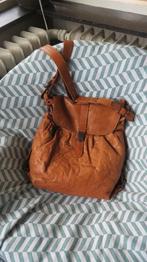 Aunts & Uncles, caramel kleurige leren tas, 34x30x9cm, Verzenden, Zo goed als nieuw, Bruin, Overige typen