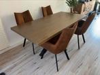 Tafel Sanders, stoelen de Bommel, Ophalen of Verzenden, Zo goed als nieuw, 4 tot 6 stoelen