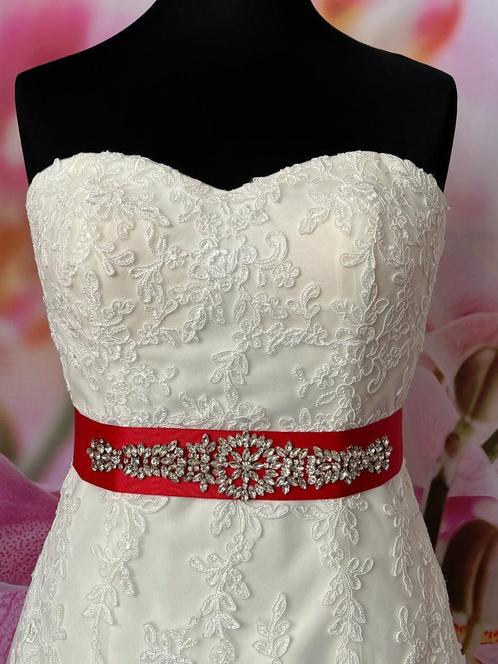 Nieuwe strass riem handwerk rode riem., Kleding | Dames, Trouwkleding en Trouwaccessoires, Nieuw, Accessoires, Rood, Ophalen