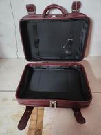 Mooi rood vintage leren koffertje, Slot, Ophalen of Verzenden, Zo goed als nieuw, Minder dan 35 cm