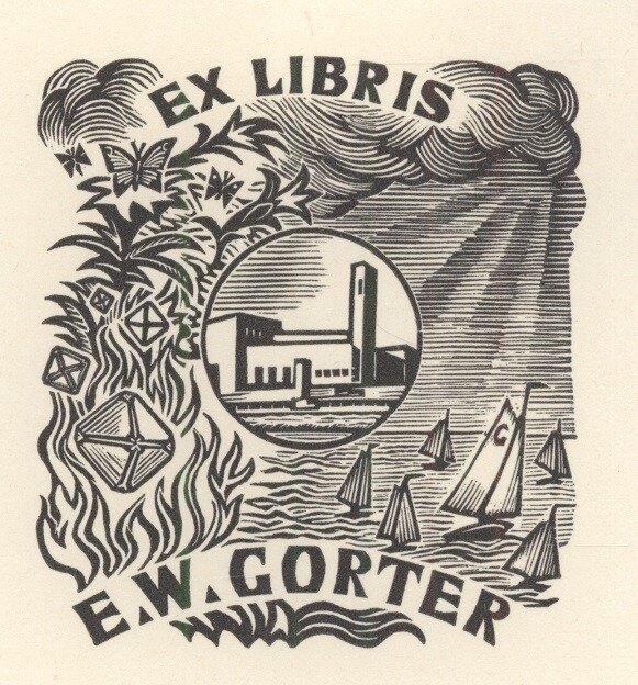 1698 Ex Libris Nederland : Thijs Mauve, 1953, Verzenden
