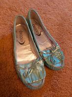 Elegante dames loafers/ ballerina's, Zo goed als nieuw, Groen, Ballerina's, Ophalen of Verzenden