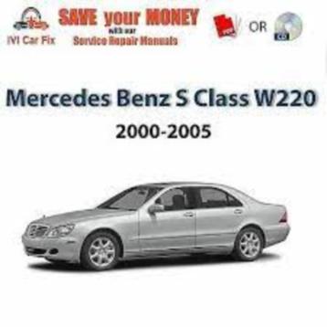 Mercedes S-klasse 2000-2005 W220 Workshop manual op DVD beschikbaar voor biedingen