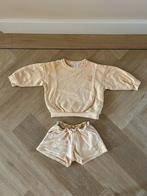 Z.g.a.n. Geel setje, sweater + korte broek, Zara, maat 92, Meisje, Ophalen of Verzenden, Zo goed als nieuw, Zara