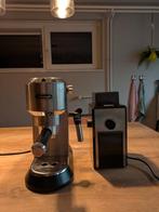 De Longhi Dedica + De Longhi elektrische koffiemolen, Ophalen, Zo goed als nieuw, Espresso apparaat
