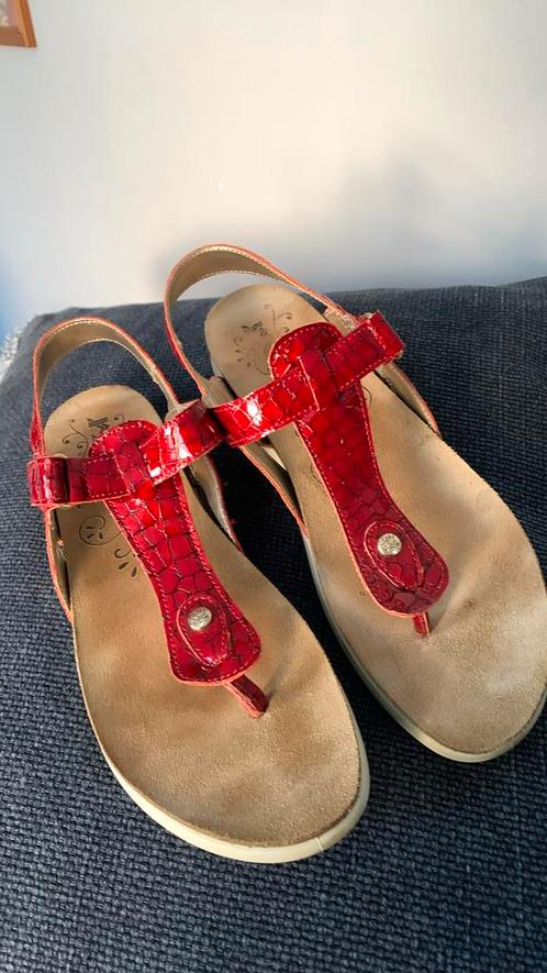 iMac teenslippers leer mt 41, Kleding | Dames, Schoenen, Zo goed als nieuw, Ophalen of Verzenden