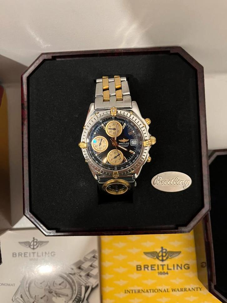 BREITLING CHRONOMAT B13050.1 (1999), Sieraden, Tassen en Uiterlijk, Horloges | Heren, Zo goed als nieuw, Breitling, Staal, Ophalen