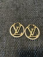 Gouden Louis Vuitton Oorbellen met Strass, Overige materialen, Hangers, Nieuw, Ophalen of Verzenden