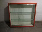 Metalen vitrine kast (vintage), Huis en Inrichting, Kasten | Vitrinekasten, Vintage, Minder dan 100 cm, Metaal, 25 tot 50 cm