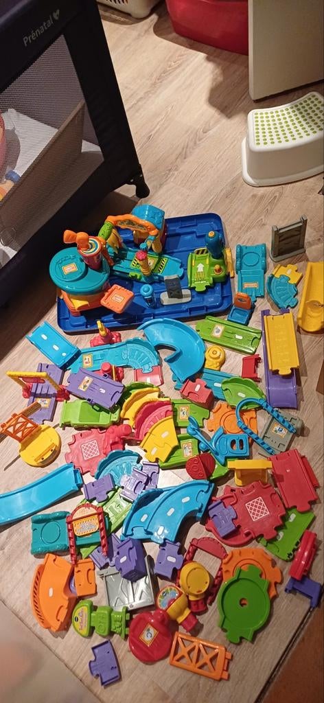 VTech  Autobaan met wasstraat, Kinderen en Baby's, Speelgoed | Overig, Ophalen of Verzenden, Gebruikt, Jongen of Meisje