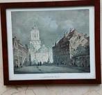Ets 't Raedthuis Amsterdam. no 180 Gezicht op Delft, Antiek en Kunst, Kunst | Etsen en Gravures, Ophalen of Verzenden