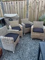 Dining tuinstoelen, Tuin en Terras, Tuinstoelen, Ophalen, Gebruikt, Rotan