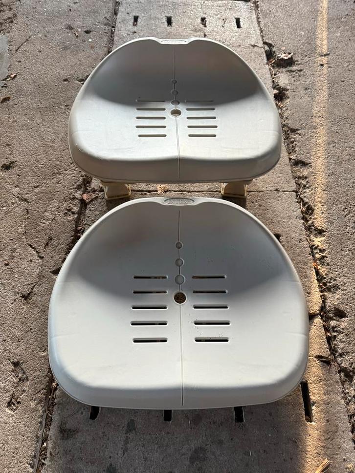Zwembad zitje Intex Pure Spa zitkussen 2 stuks, Tuin en Terras, Zwembaden, Gebruikt, Overige typen, Minder dan 80 cm, Minder dan 200 cm