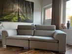 Leolux 4-persoons bank - Rookvrij & huisdiervrij, Ophalen, Gebruikt, Rechte bank, Stof