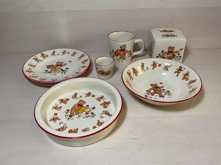 Servies van Teddy Bears Mason’s Ironstone Made in England, Antiek en Kunst, Antiek | Servies compleet, Ophalen of Verzenden