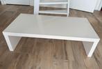Salontafel hoogglas wit, Huis en Inrichting, Tafels | Salontafels, Ophalen, Gebruikt, 100 tot 150 cm, 50 tot 100 cm