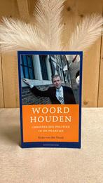 TM-9 Kees van der Staaij - Woord houden, Boeken, Maatschappij en Samenleving, Ophalen of Verzenden, Nederland, Kees van der Staaij