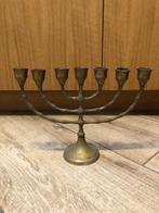 Antieke koperen 7- armige kandelaar, Ophalen of Verzenden, Koper of Brons