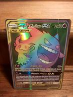 Gengar & Mimikyu GX Rainbow Rare - Pokemon Kaart, Ophalen, Zo goed als nieuw, Losse kaart, Foil