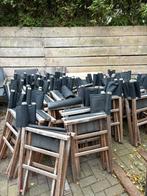 Partij terrasstoelen / regisseursstoelen 25 stuks, Huis en Inrichting, Stoelen, Ophalen of Verzenden, Zo goed als nieuw, Zwart