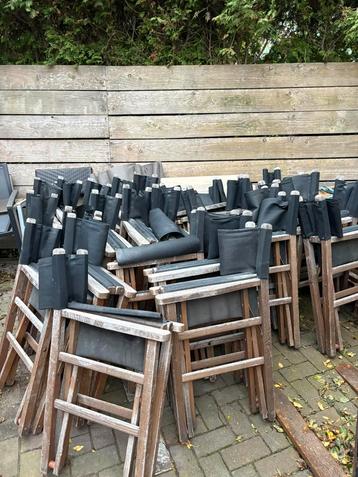 Partij terrasstoelen / regisseursstoelen 25 stuks beschikbaar voor biedingen