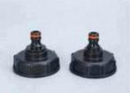 IBC adapter t.b.v. aansluiten (tuin)slang op regenton, Ophalen of Verzenden, Nieuw