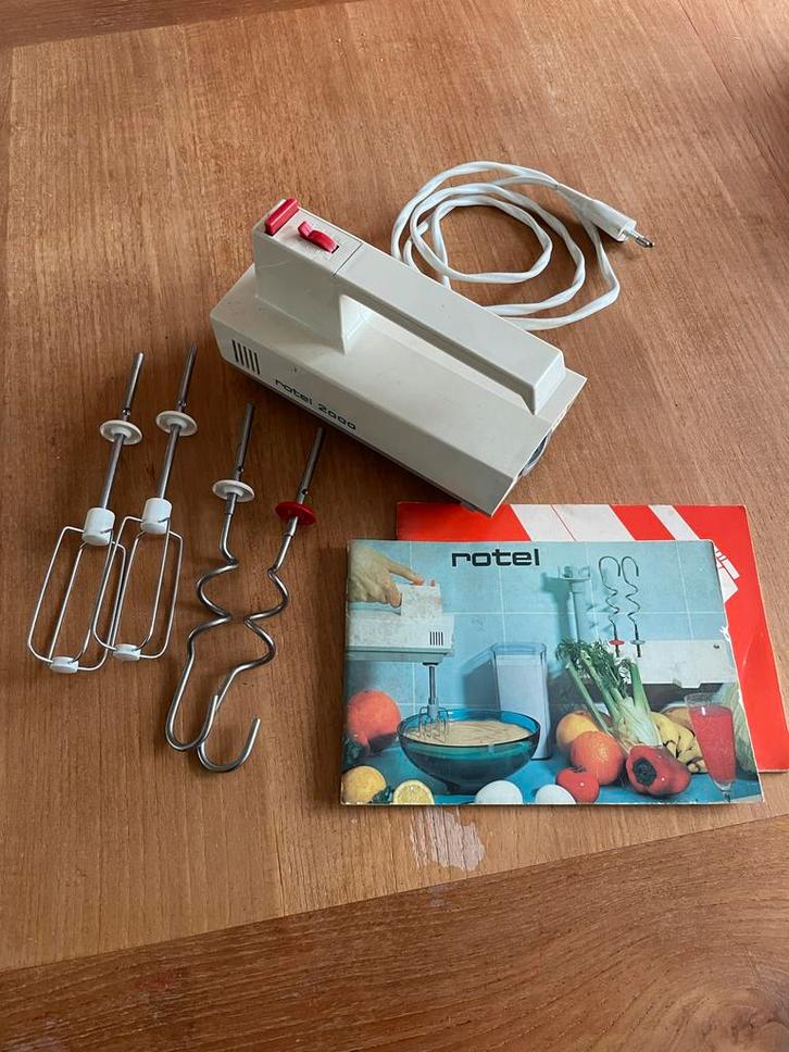 Vintage Rotel 2000 Mixer - Jaren '70 Icoon, Witgoed en Apparatuur, Keukenmixers, Gebruikt, Ophalen of Verzenden
