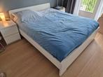 Askvoll ikea bed, 160x200 cm, Huis en Inrichting, Ophalen, Wit, Tweepersoons, Zo goed als nieuw