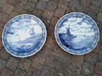 Te koop: diverse aardewerk borden in Delfts blauw, Ophalen