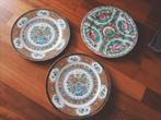 Chinees porselein handgeschilderde borden, Ophalen of Verzenden