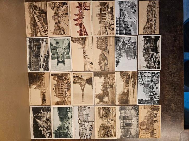 24 Oude Ansichtkaarten Stadsgezichten, Verzamelen, Ansichtkaarten | Buitenland, Ongelopen, Ophalen of Verzenden