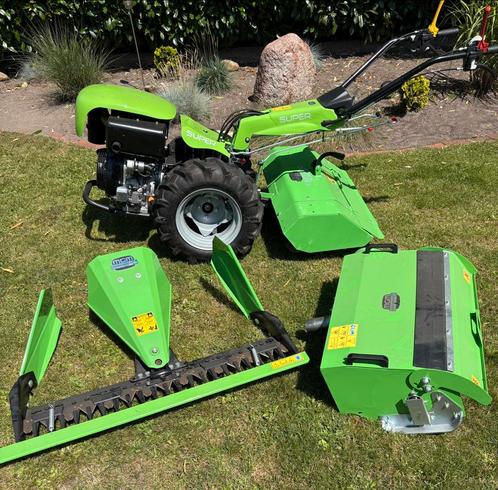 Tuintrekker Set Werktuigdrager Lampacrescia Mgm Diesel, Tuin en Terras, Grasmaaiers, Zo goed als nieuw, 50 cm of meer, Balkmaaier