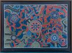 Abstract Aboriginal Art Schilderijen acryl op canvas, Antiek en Kunst, Kunst | Niet-Westerse kunst, Ophalen