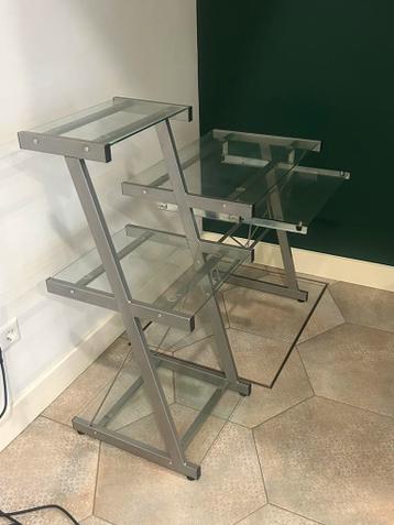 (Computer) Bureau van glas - afbeelding 1