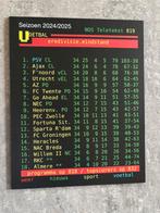 Eredivisie eindstand seizoen 2024/2025, Verzamelen, Sportartikelen en Voetbal, Ophalen of Verzenden, Zo goed als nieuw