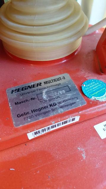 Hegner multicut 2 beschikbaar voor biedingen