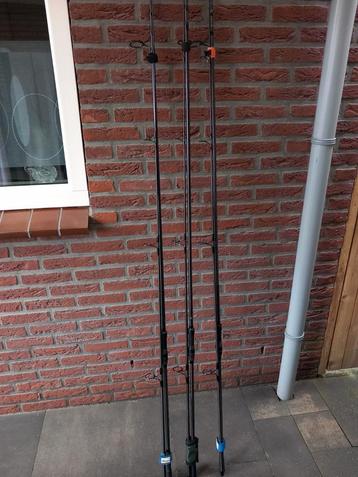3 zo goed als Nieuwe 12ft Fox Horizon X3 Karperhengels.  beschikbaar voor biedingen