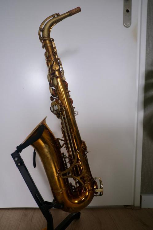 King Zephyr Alt Sax '54, Muziek en Instrumenten, Blaasinstrumenten | Saxofoons, Gebruikt, Alt, Met koffer, Ophalen