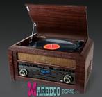 Retro Muziekcenter, DAB+, Radio, CD- platenspeler, Bluetooth