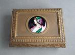 Om 1880 - 1900 Ringen Sieraden Juwelen Doos Trinket Box, Ophalen of Verzenden, Koper