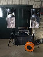 JBL & Laney Versterker Set met Boxen, Subwoofer en statieven, Ophalen, Audio