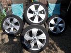 2 SETS SKODA VELGEN MET ZOMERBANDEN ORIGINEEL SKODA, Ophalen, Banden en Velgen, 17 inch, Zomerbanden