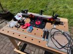 Te koop Freestafel met Auktools freesmachine, Doe-het-zelf en Verbouw, Ophalen, Zo goed als nieuw, Elektrisch, Bovenfrees