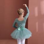 Groene Dansjurk Ballet 110-130, Kinderen en Baby's, Ophalen of Verzenden, Zo goed als nieuw, Meisje