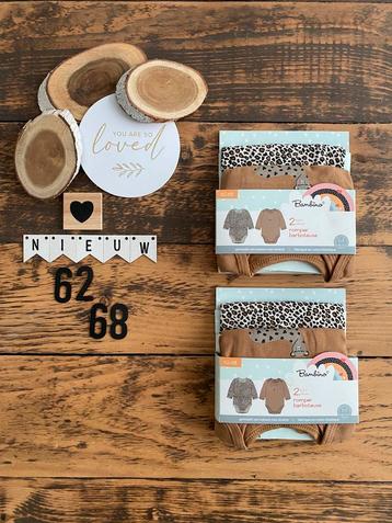 Bundel baby meisje bambino 4x rompers maat 62/68 beschikbaar voor biedingen