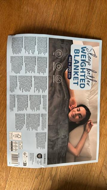 Verzwaringsdeken of zwaartedeken beschikbaar voor biedingen