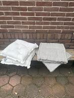 Sierkussens 40x40 - Wit & Wit/Zwart Gestreepte, Ophalen of Verzenden, Gebruikt, Wit, Vierkant