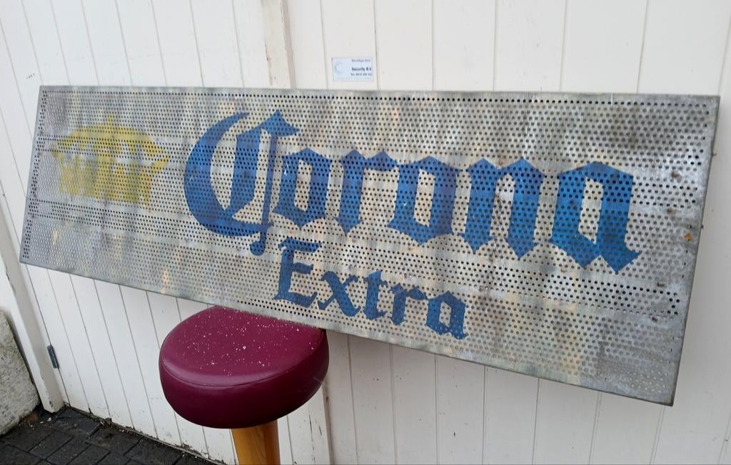 Corona mexican beer reclamebord bierreclame, Verzamelen, Merken en Reclamevoorwerpen, Reclamebord, Mexico, Corona, Info@coronabeer.nl