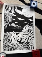floor van het nederend zeefdruk, Antiek en Kunst, Kunst | Litho's en Zeefdrukken, Ophalen of Verzenden
